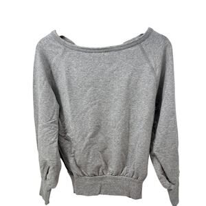 Universal Standard Cozy Petite Grey Super Soft Sweatshirt 4XS Athleisure